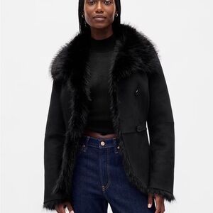 Gap Faux Fur Suede jacket!